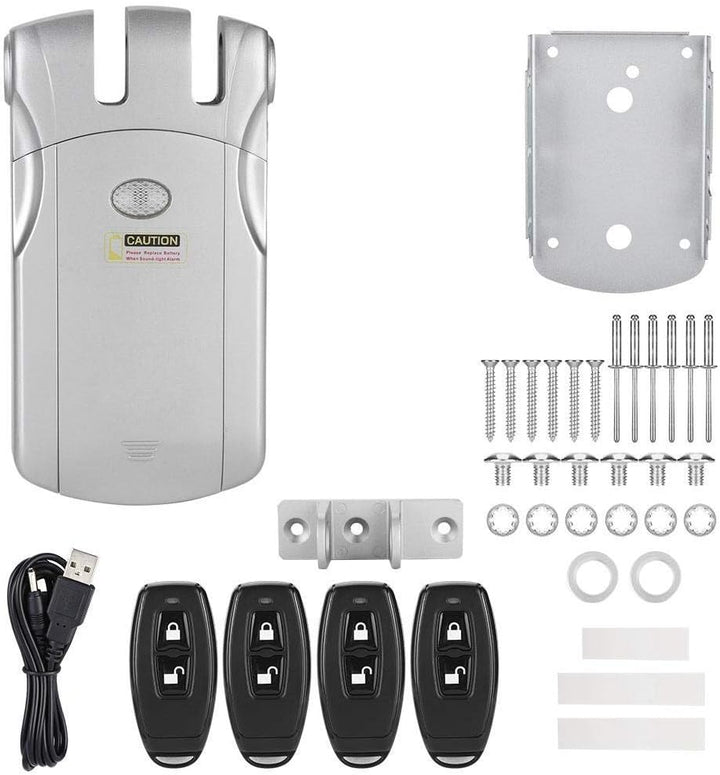 MAGT Wafu Lock Elektronisches Haustürschloss, Wireless Security Unsichtbares schlüsselloses Türschlo