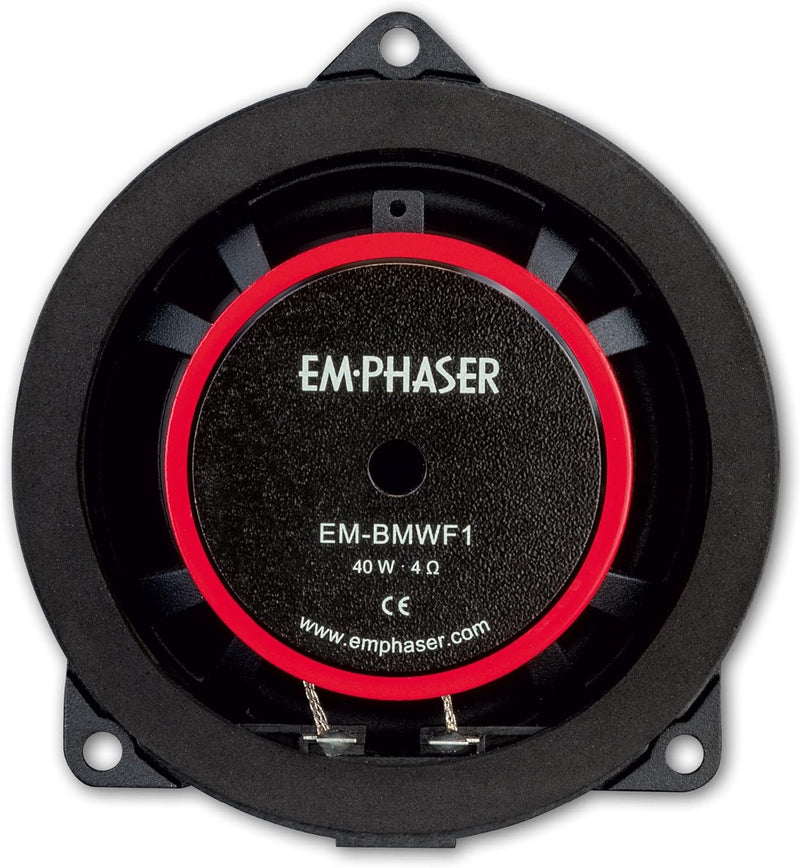 EMPHASER EM-BMWF1 – 10 cm Komponenten System, Autolautsprecher Set, kompatibel mit BMW und Mini, Plu