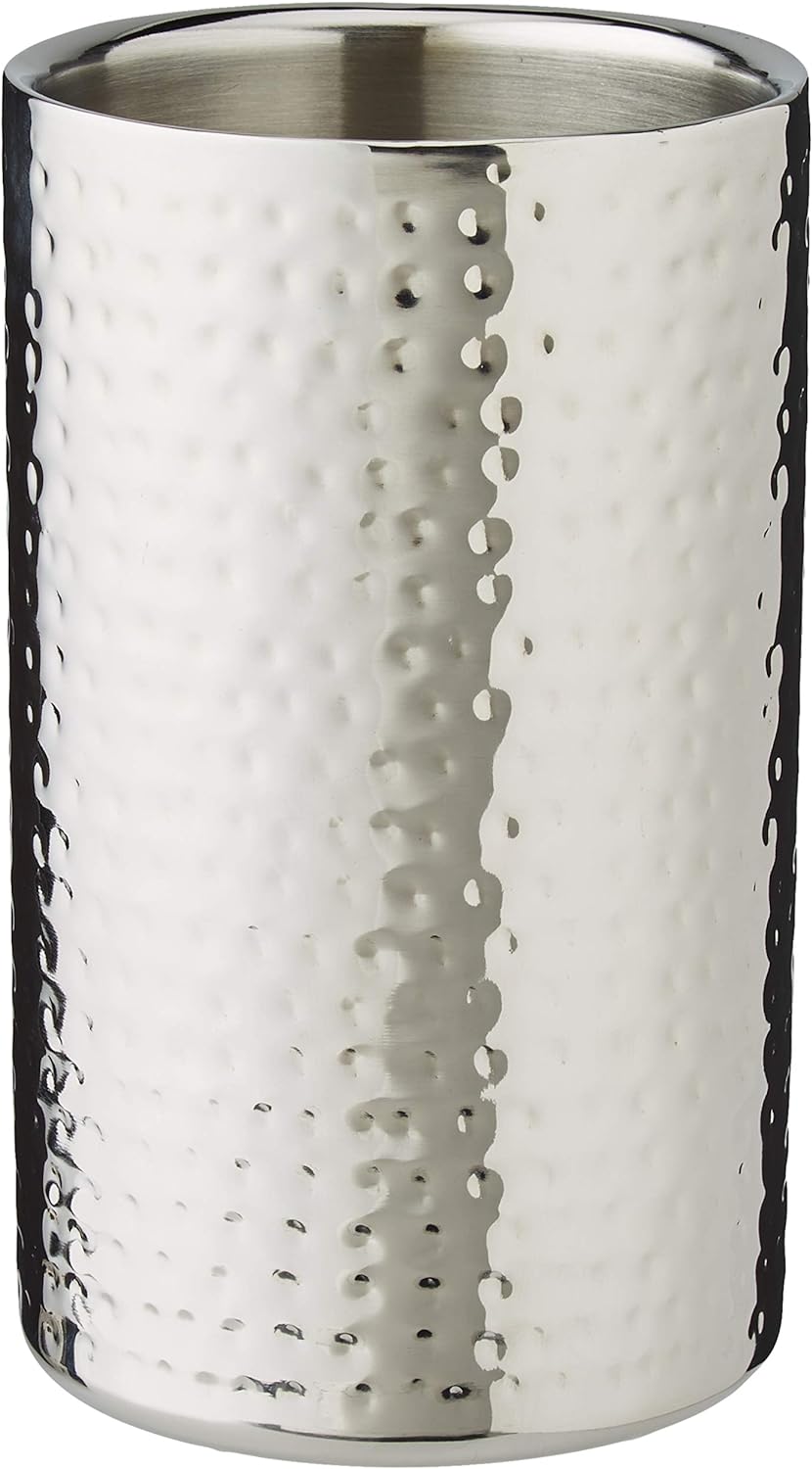 Fink 105002 KALAS Sektkühler/Weinkühler, Edelstahl, Silber, 19 x 11.5 x 19 cm,