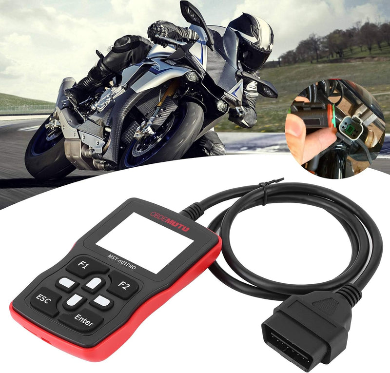 Motorrad Scanner, Fydun OBD2 Diagnosegerät Codeleser Motorrad Diagnose Werkzeug Diagnosefehler Diagn