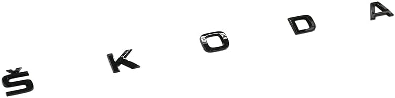 Skoda 5LG853687C041 Schriftzug Emblem Buchstaben Blackline Logo, schwarz