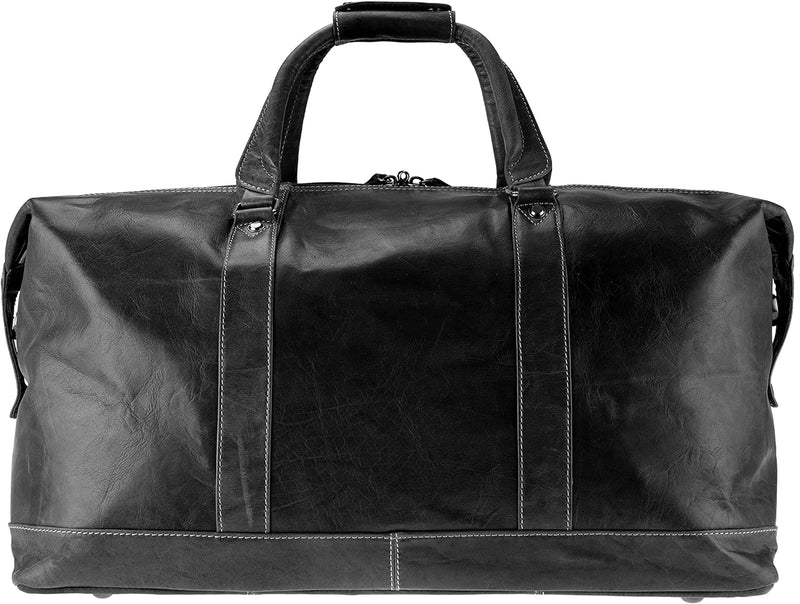 Weekender Alabama | Echtes Büffel-Leder | Design Award Winner | Reisetasche Duffel Bag Herren Damen