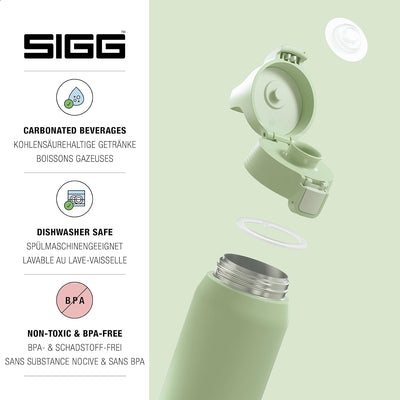 SIGG - Isolierte Trinkflasche - Shield Therm One Eco Green - Für kohlensäurehaltige Getränke geeigne