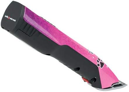 Heiniger Haarschneidemaschine Saphir Pink SS Draht mit Kopf Nr. 10, Zwei Akkus
