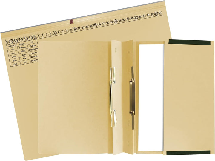 Exacompta 370422B 25er Pack Premium Kanzlei Hängehefter Exaflex Rechtsheftung, zwei Abheft-Vorrichtu