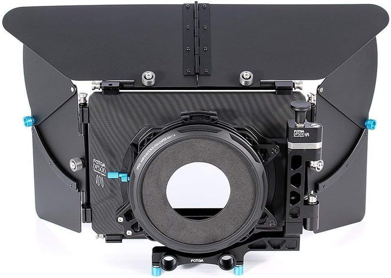 Fotga DP500 Mark III Mattebox DSLR Swing-Away Matte Box Set mit Sonnenschutzdächer für 15mm Rod Rig-