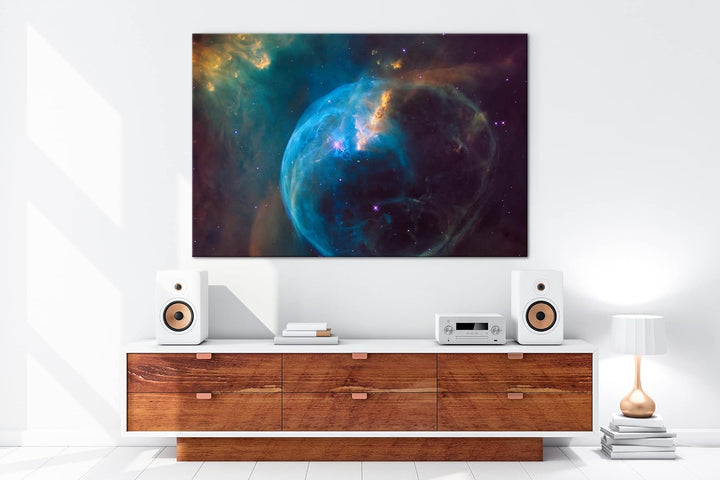 das Unerklärliche in den Tiefen des Universums Format: 100x70 als Leinwandbild, Motiv fertig gerahmt