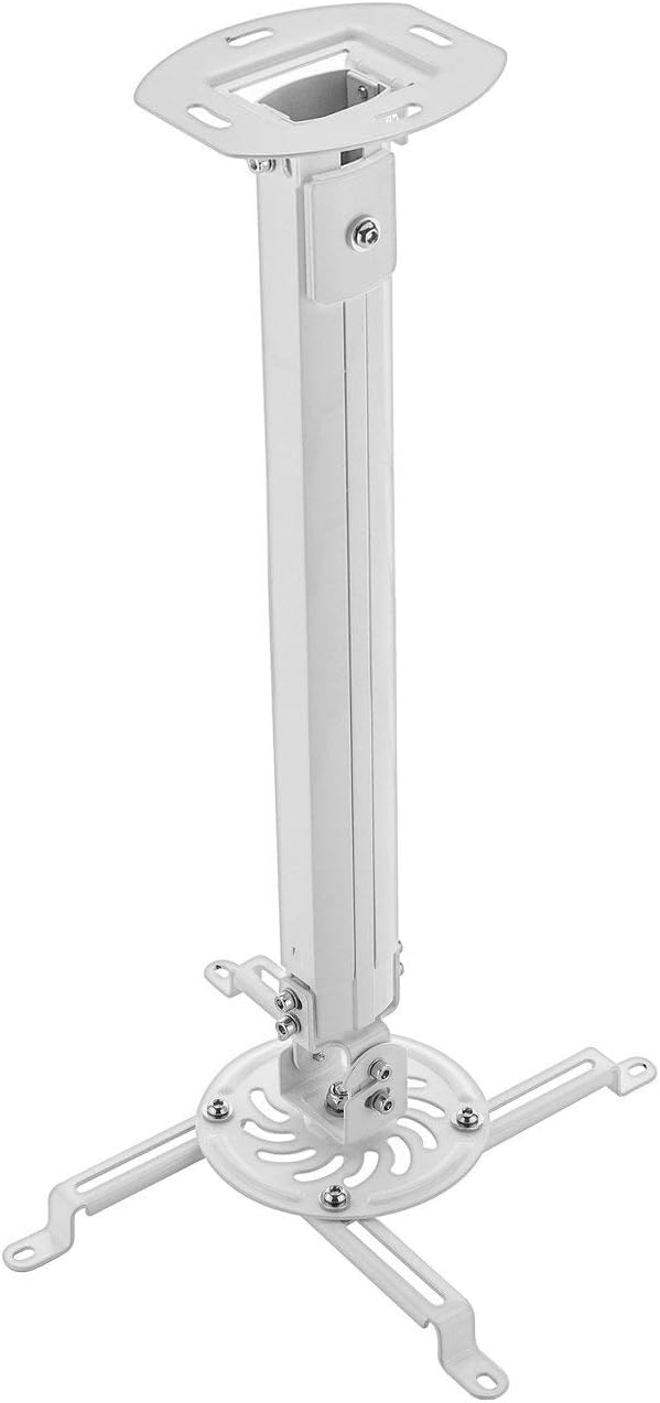 deleyCON Universal Beamerhalterung Deckenhalterung +-15° Neigbar - 360° Drehbar - bis 13,5Kg - Höhen