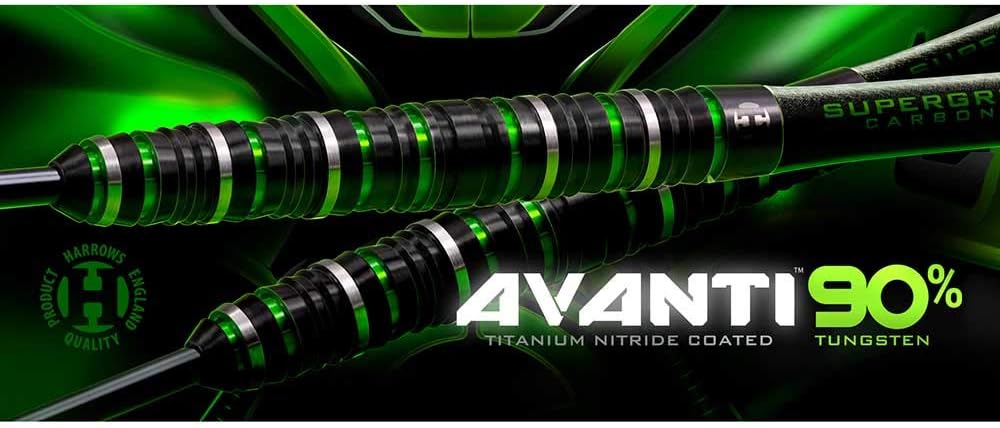 Harrows Avanti Dartpfeile aus 90% Wolfram mit weicher Spitze 18.0 Gramm, 18.0 Gramm