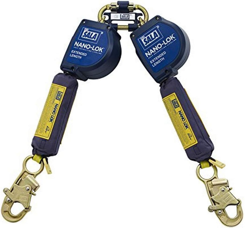 3M DBI-SALA Nano-Lok Extended 3101621 Fall Arrest Safety Clip 11-Ft Extended Length and 100 Percent