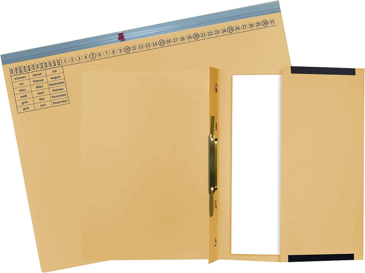Exacompta 370122B 25er Pack Premium Kanzlei Hängehefter Exaflex Linksheftung, aus extra starkem Recy