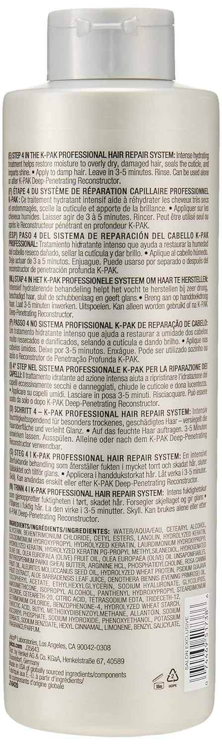 Joico K-Pak Reconstruction & Moisture Intense Hydrator, 1er Pack (1 x 1 l)