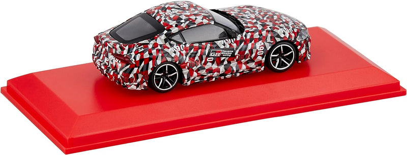 Tarmac T64K-002-TEST Toyota GR Supra Test Car rot/weiss/schwarz Massstab 1:64 Modellauto