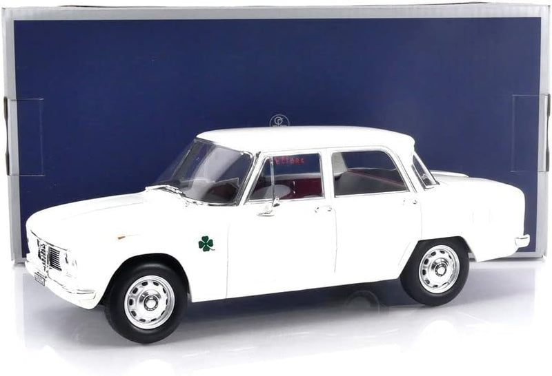Norev kompatibel mit Alfa Romeo Giulia TI Super 1963 weiss Modellauto 1:18