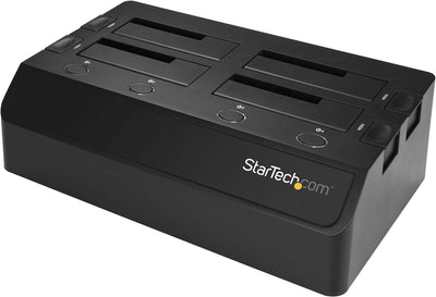 StarTech.com 4 Schacht SATA Festplatten Dockingstation - Für 2,5"/3,5" SSD / HDD - USB 3.1 (10Gbit/s