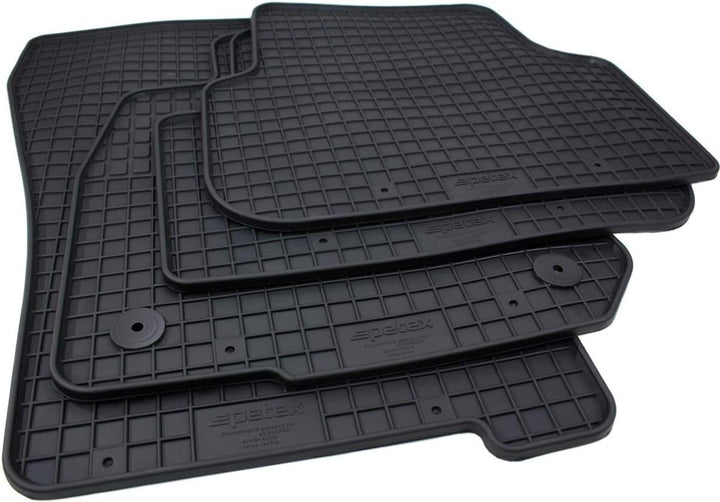 kfz-premiumteile24 Premium Gummimatten Kompatibel mit Leon (KL) + Leon ST (KL) + e-TSI (Mildhybrid)