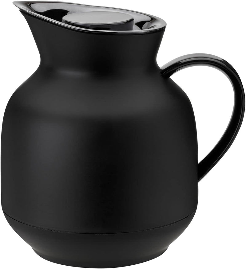 Stelton Isolierkanne Amphora - Teekanne, Thermoskanne, Thermosflasche | 1-Liter-Kunststoffkanne mit
