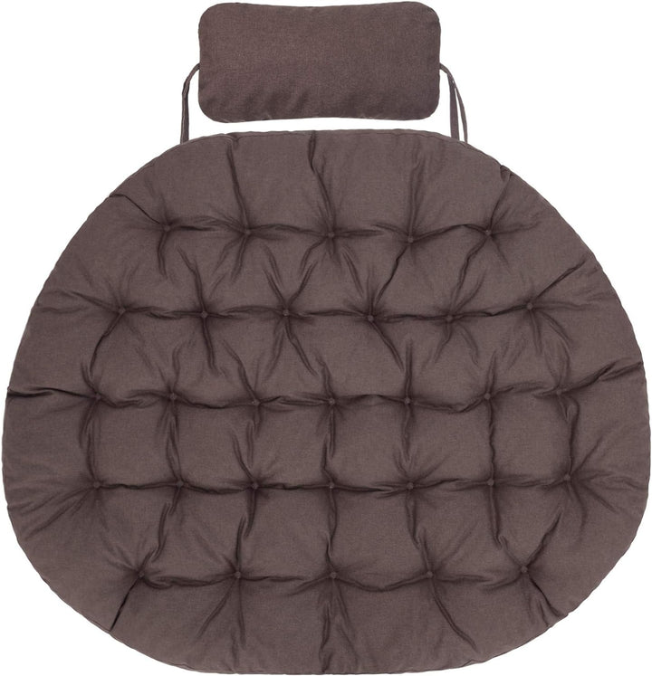 Hängesessel Kissen, Polster, Auflage für Polyrattan & Rattan Hängeschaukel, Sitzauflage für Hängekor
