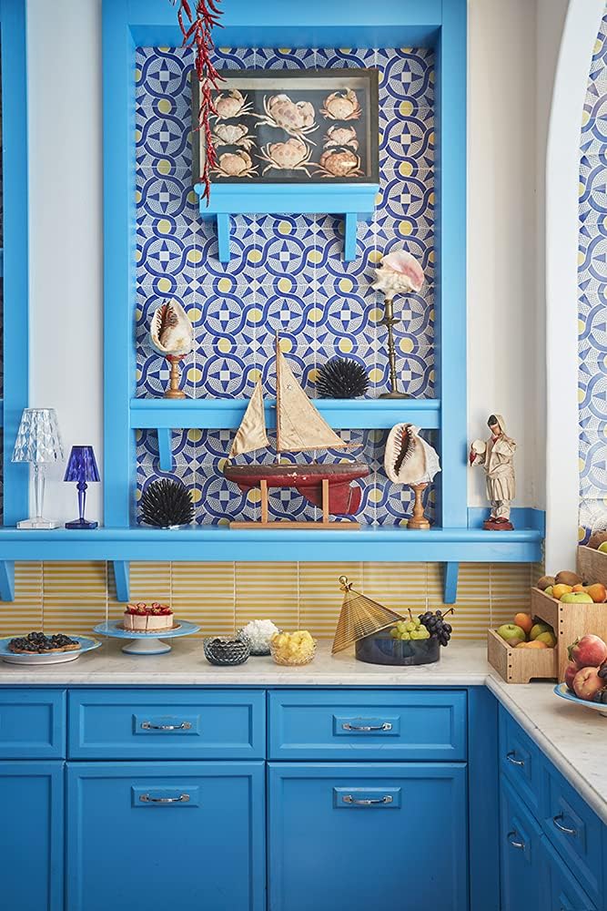 Kartell Trullo Aufbewahrungsbehälter gelb - blau, Gelb - Blau