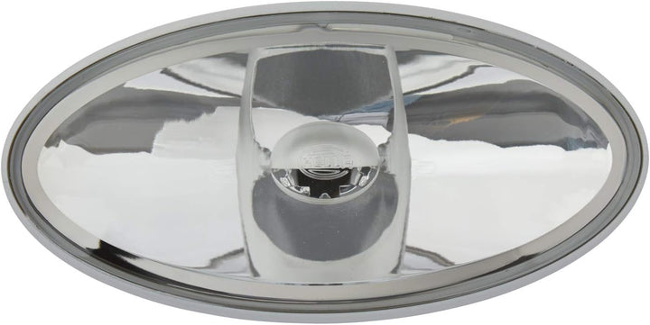HELLA - FF/Halogen-Nebelscheinwerfer - Comet FF 300 - 12V - oval - Anbau - glasklare Streuscheibe -