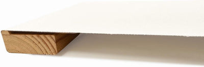 Rahmendesign24 Bespannter Keilrahmen/Leinwand (unbedruckt), 40x80cm, 260g/m² (100% PES), 18 mm (Stan