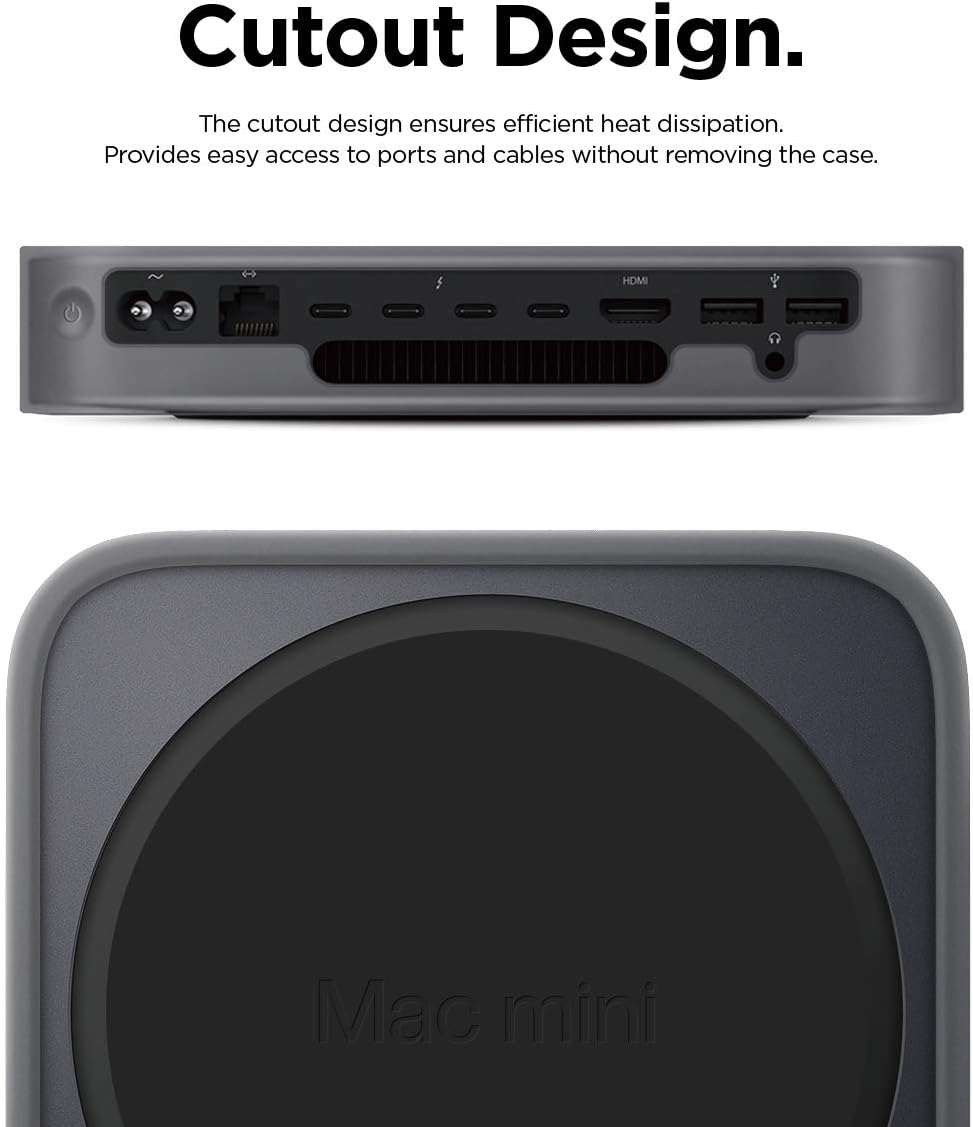 elago Silikonhülle Kompatibel mit Apple Mac Mini M2, M2 Pro [2023] Kompatibel mit Mac Mini M1 [2020]
