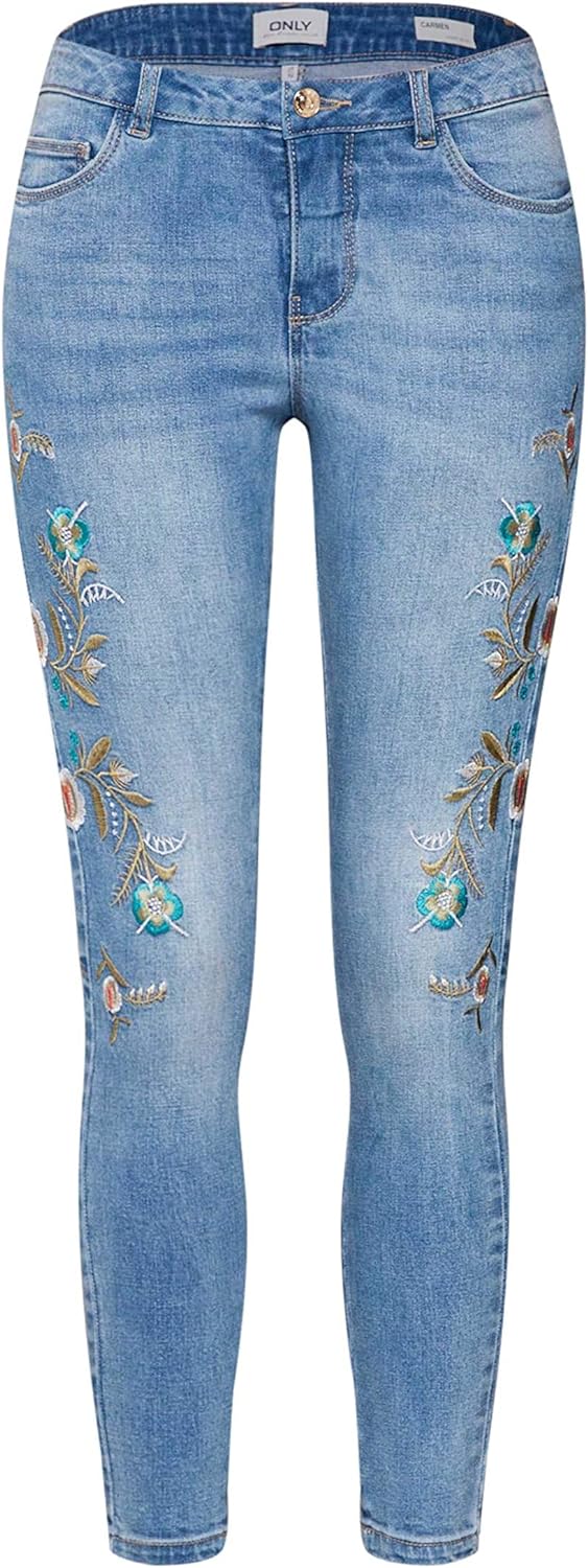 ONLY Damen Jeans Carmen Blue Denim 31""32