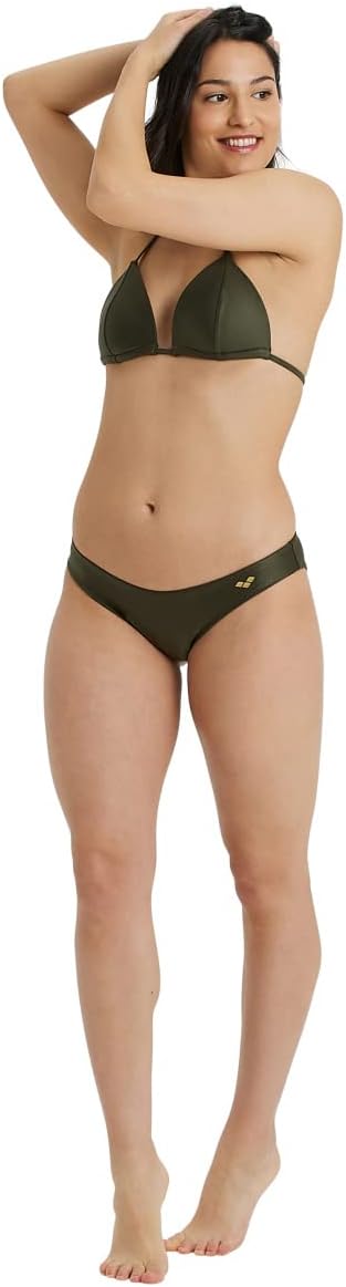 Arena Women's Women's Bikini Triangle Solid Two Pieces 36 Dark Olive, 36 Dark Olive