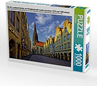 CALVENDO Puzzle Die St. Lamberti-Kirche am Prinzipalmarkt wurde zwischen 1375 und 1450 erbaut - 1000