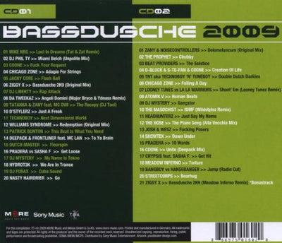Bassdusche 2009-Ziggy X in the Mix, Audio-CD
