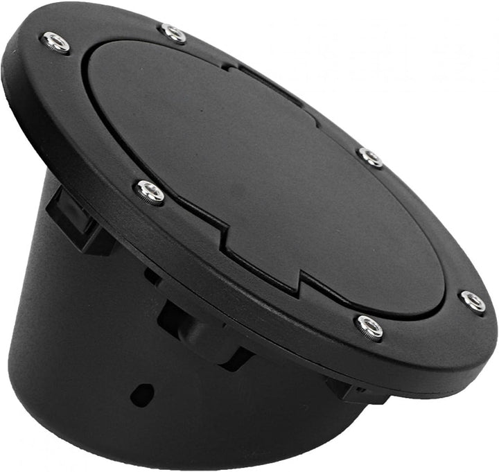 Dioche Tankdeckel, Schwarze ABS Tankdeckelabdeckung passend für Jeep Wrangler JK 2007-2017