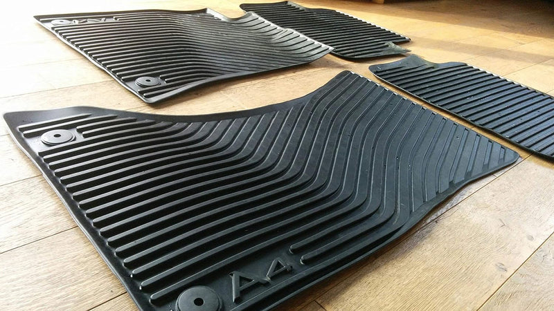 Original Audi Ersatzteile Audi A4 8K Gummi Fussmatten 4-teilig, Original Zubehör, vorn+hinten