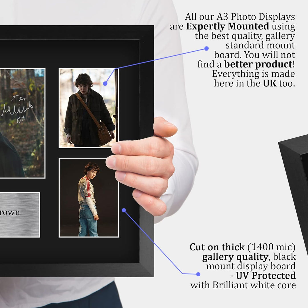 HWC Trading FR A3 Millie Bobby Brown Eleven Geschenke Gedruckt Signiert Autogramm Präsentation Foto