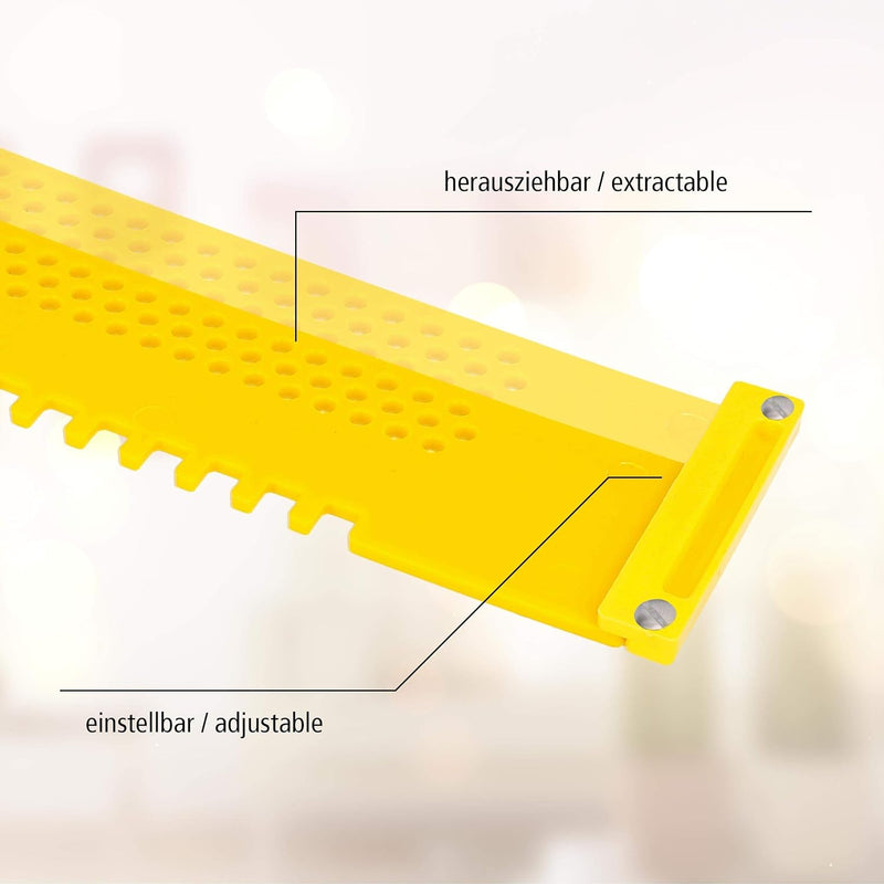 Lantelme Fluglochschieber 15 Stück Bienen Fluglochverkleinerer und Scharniere im Set Imker Imkereibe