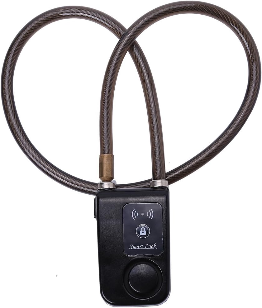 VGEBY Fahrradschloss Handy App Smart Bluetooth Fahrradschloss Radschloss für Fahrrad Anti Diebstahl