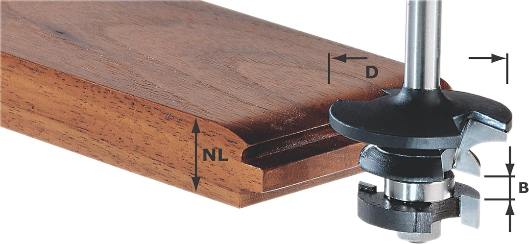 Festool Konterprofilfräser Feder HW S8 D43/21 A/KL