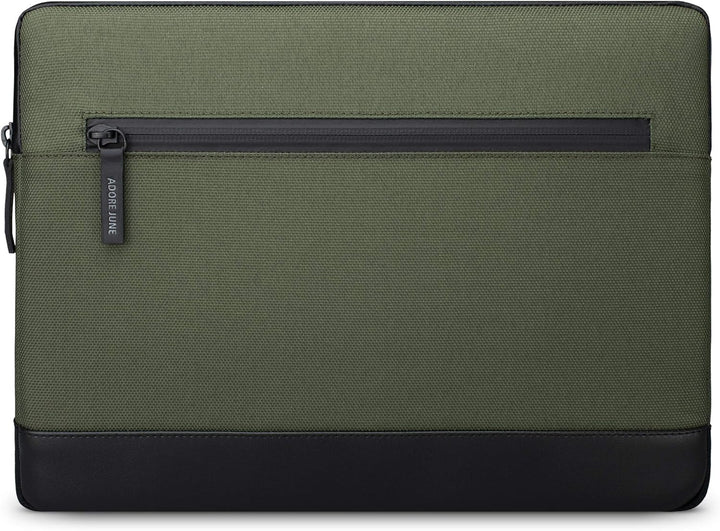 Adore June 16 Zoll Bent Laptop Tasche Oliv Grün kompatibel mit MacBook Pro 16 2023 2021, Nachhaltige