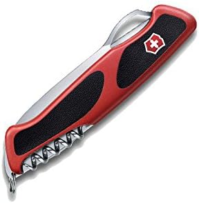 Victorinox Taschenmesser Ranger 79 M Grip, 130 mm, rot/schwarz &, Taschenmesser, Huntsman, 91 mm, ro