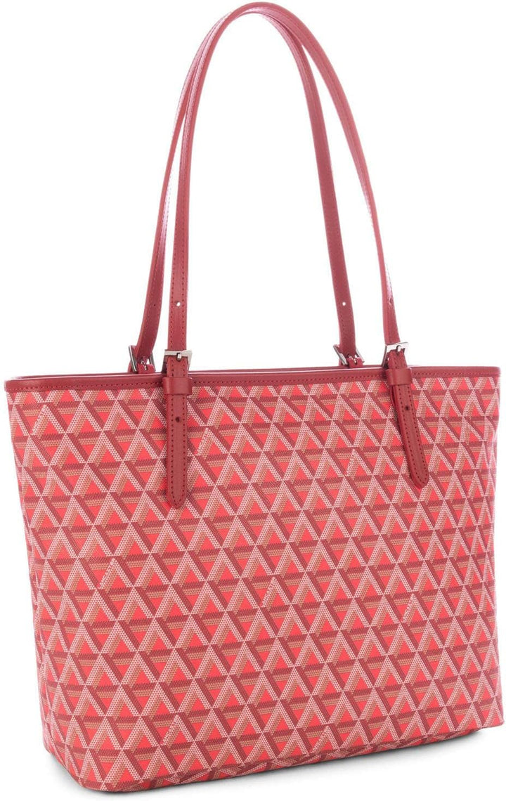 Lancaster Tasche Ikon Tote Bag 418-03-ROUGE Damen Ledertasche Handtasche Shopper Schultertasche Rot