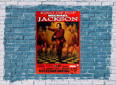 Michael Jackson - History World, Hockenheimring 1997 » Konzertplakat/Premium Poster | Live Konzert V