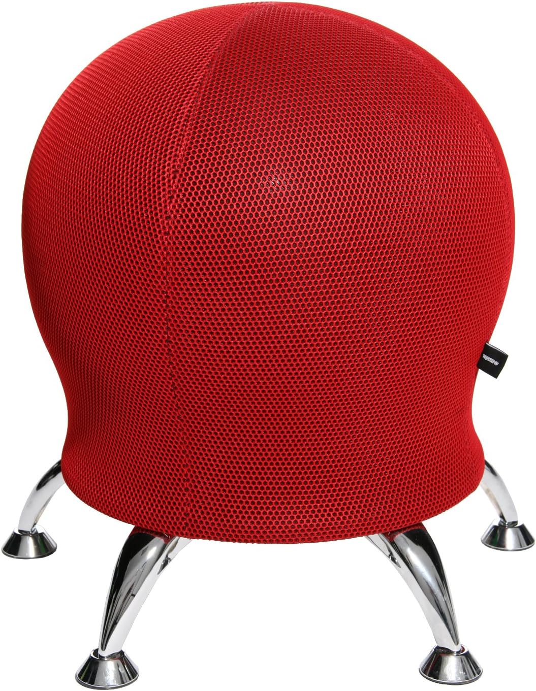 Topstar Sitness 5, Fitnesshocker mit Gymnastikball, Fitnessball, Ballhocker, Sitzalternative, rot, R