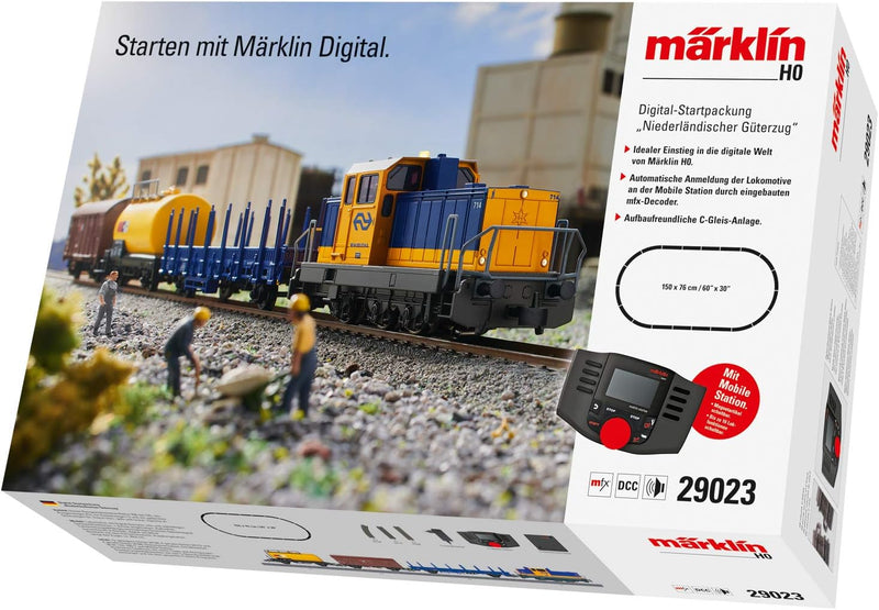 Märklin 29023 ‐ Digital-Startpackung Niederländischer Güterzug Epoche 6, Spur H0 Modelleisenbahn, vi