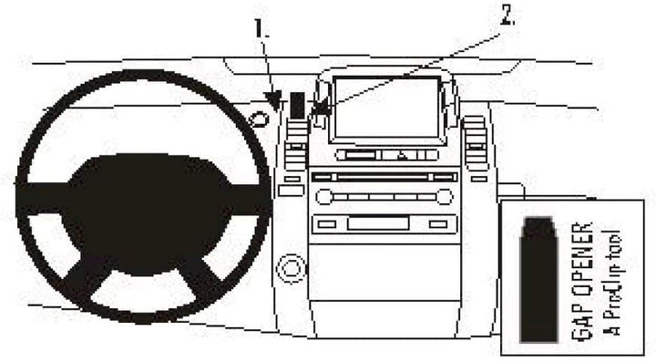 Brodit 853437 ProClip Halterung, schwarz
