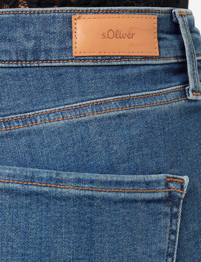 s.Oliver Damen 2135857 Jeans Hose, Anny Super Skinny Leg Blau 32W / 30L, Blau 32W / 30L