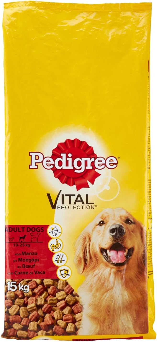 Pedigree Hunde Alleinfuttermittel Trockenfutter Complete Adult, 15 kg