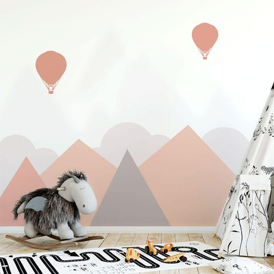 Wandsticker Kinder Deko Babyzimmer Wandsticker Kinder Wandsticker skandinavische Berge Stockholm H12