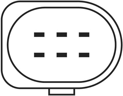 Bosch 0258017305 - Lambdasonde mit fahrzeugspezifischem Stecker