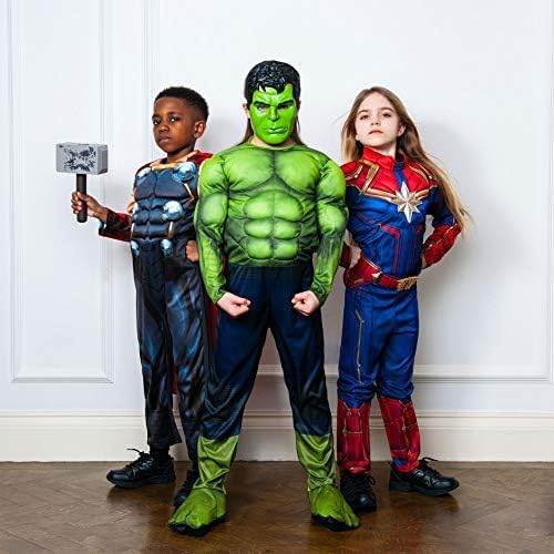 Rubie 's 640891 9–10 Marvel Avengers Thor Deluxe Kind Kostüm, Jungen, one size Einheitsgrösse, Einhe