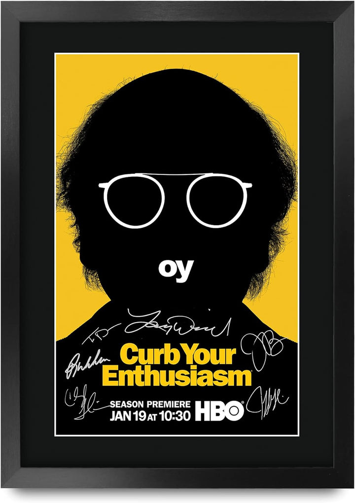 HWC Trading A3 FR Curb Your Enthusiasm Larry David Geschenke gedruckt Autogramm Bild für TV-Fanartik