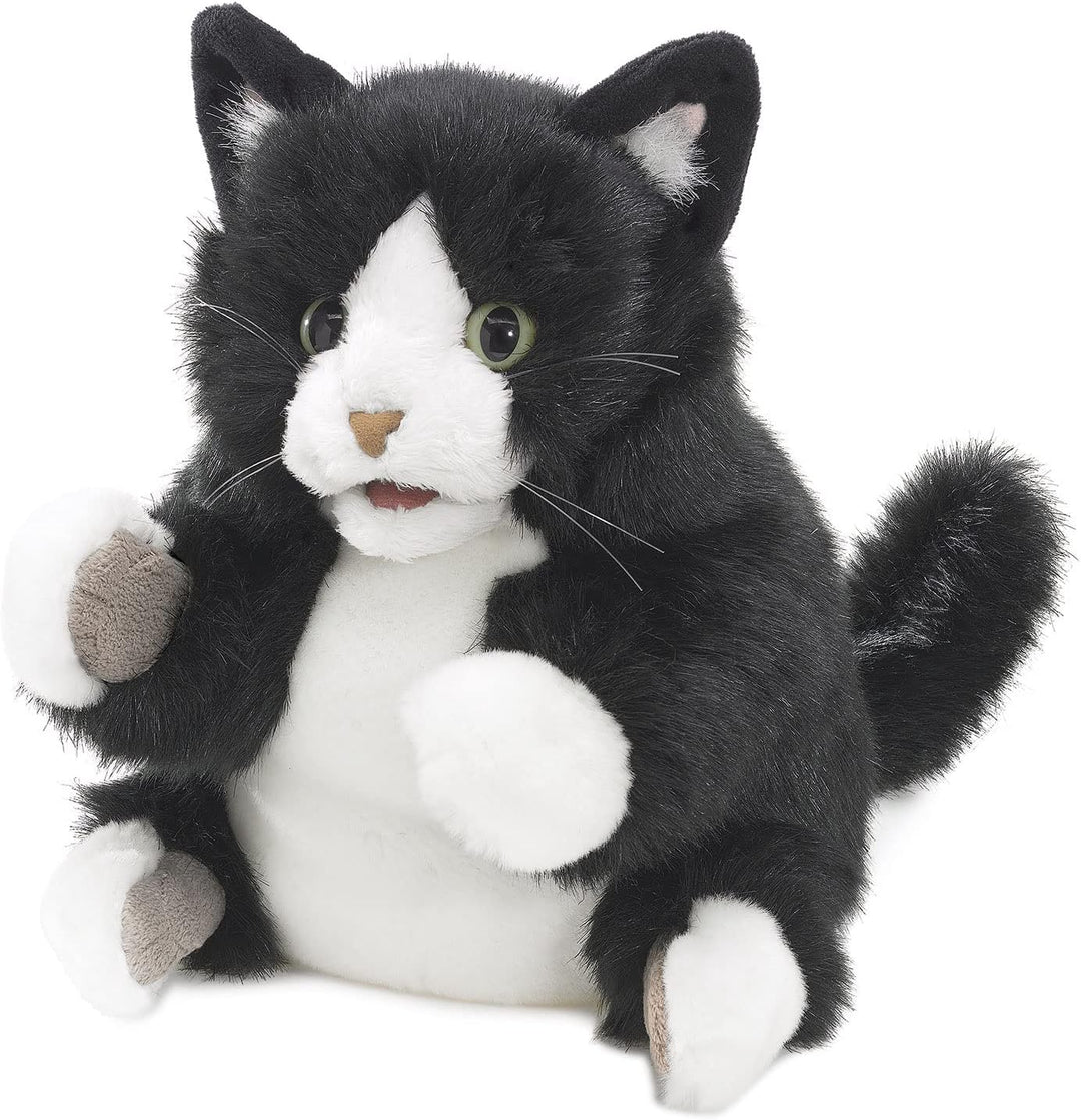 Folkmanis Handpuppe Tuxedo Kätzchen/Tuxedo Kitten